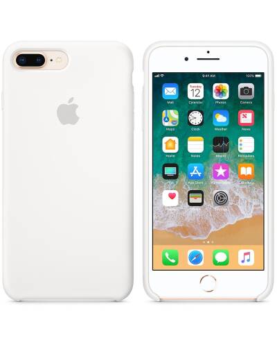 Etui do iPhone 7/8 Plus Apple Silicone Case - białe - zdjęcie 2