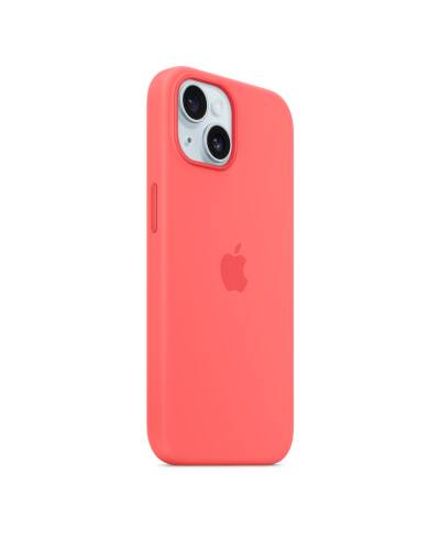 Etui do iPhone 15 Apple Silicone MagSafe - Guava  - zdjęcie 2