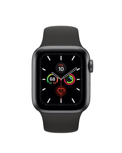 Apple Watch S5 40mm  Gwiezdna szarość z paskiem w kolorze czarnym - zdjęcie 3