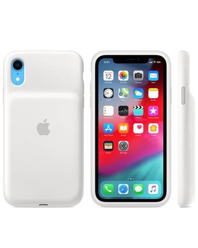 Etui Apple Smart Battery Case do iPhonea XR - białe - zdjęcie 6