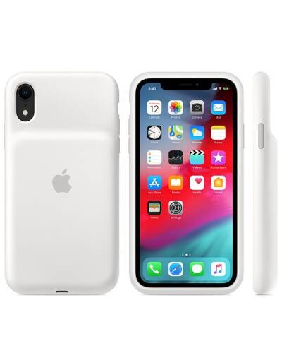 Etui Apple Smart Battery Case do iPhonea XR - białe - zdjęcie 7