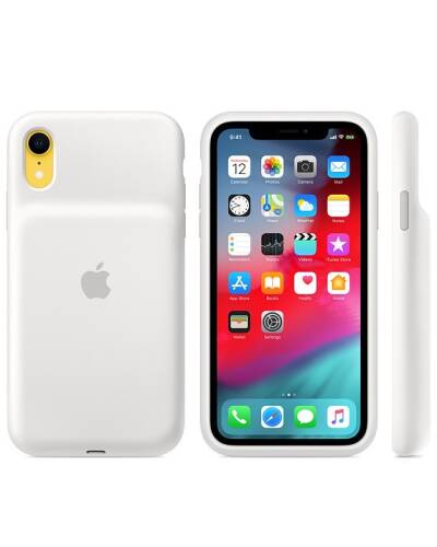 Etui Apple Smart Battery Case do iPhonea XR - białe - zdjęcie 3