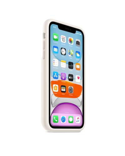 Etui Smart Battery Case do iPhone 11 Apple - białe - zdjęcie 3