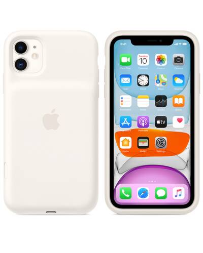 Etui Smart Battery Case do iPhone 11 Apple - białe - zdjęcie 4