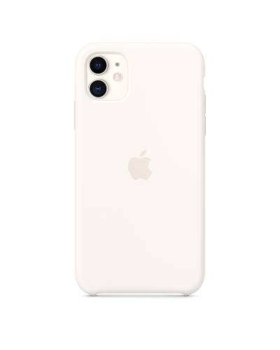 Etui do iPhone 11 Apple Silicone Case - Białe - zdjęcie 1
