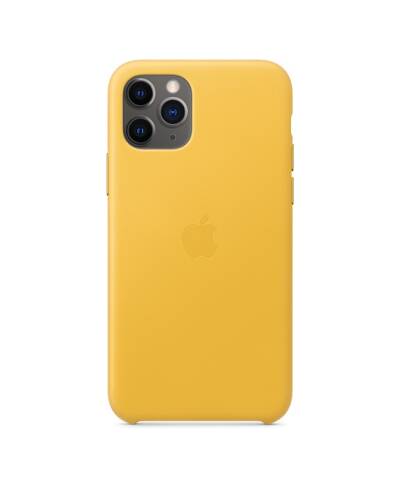 Etui do iPhone 11 Pro Apple Leather Case - soczysta cytryna - zdjęcie 1