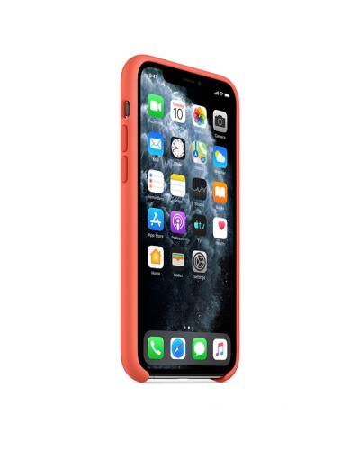 Etui do iPhone 11 Pro Max Apple Silicone Case - pomarańczowe - zdjęcie 2