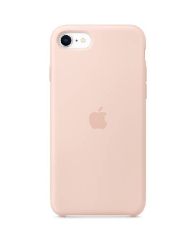 Etui do iPhone 7/8/SE 2020 Apple Silicone Case piaskowy róż - zdjęcie 1