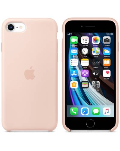 Etui do iPhone 7/8/SE 2020 Apple Silicone Case piaskowy róż - zdjęcie 2