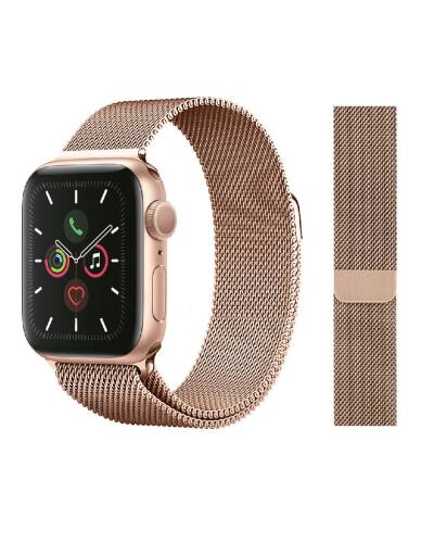 Branzoleta mediolańska Apple ze stali nierdzewnej do Apple Watch 42/44/45/49 mm - złota - zdjęcie 1