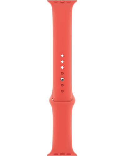 Pasek Apple do Apple Watch silikonowy 44/45/49mm - grejfrut - zdjęcie 1