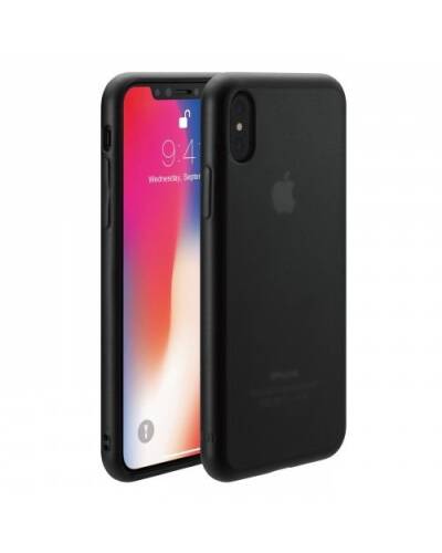 Etui do iPhone X JustMobile MattBlack - czarne - zdjęcie 1