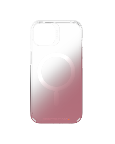 Etui iPhone 13 gear4 Milan Snap - Przeźroczysty/Różowy - zdjęcie 1