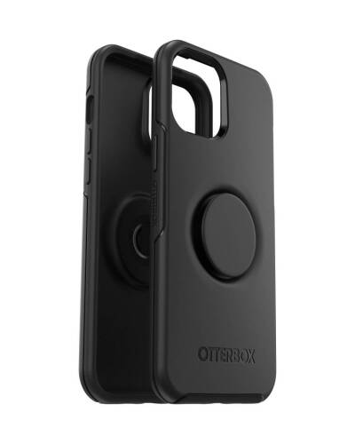 Etui do iPhone 12 Pro Max OtterBox Symmetry z PopSockets - Czarne - zdjęcie 1