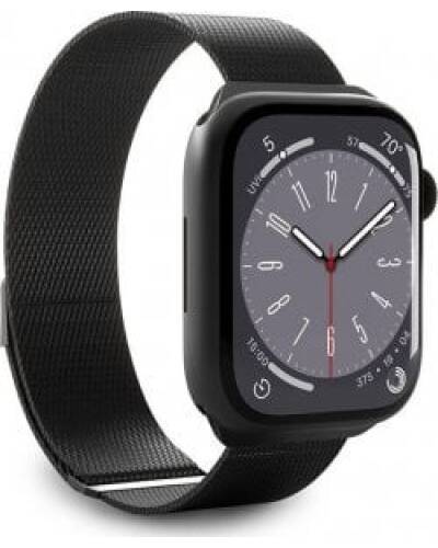 PUMILAW44BLK Pasek do Apple Watch 38/40/41mm Puro Milanese czarny - zdjęcie 1