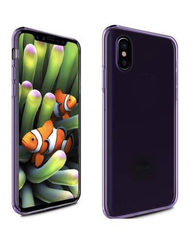 Etui do iPhone X/Xs Zizo TPU Cover - fioletowe - zdjęcie 3