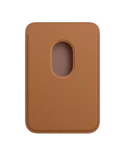 Apple skórzany portfel z MagSafe - brązowy  - zdjęcie 2