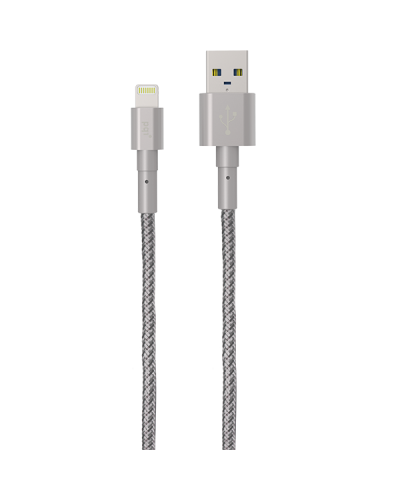 Przewód do iPad/iPhone PQI i-Cable Ultimate Toughness Lightning/USB - szary  - zdjęcie 1