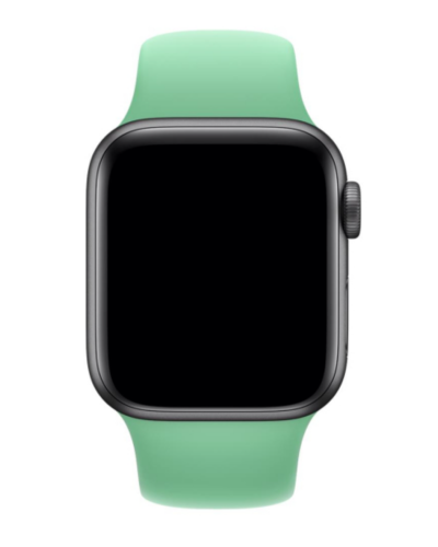 Pasek do Apple Watch 38/40/41mm silikonowy - miętowy - zdjęcie 2