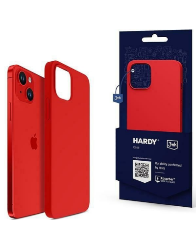 Etui do iPhone 14 3mk Hardy Case - czerwony - zdjęcie 1