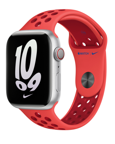 Pasek do Apple Watch 45mm silikonowy Nike+ - czerwony - zdjęcie 2