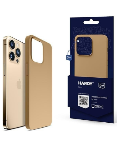 Etui do iPhone 14 Pro Max 3mk Hardy Case - Złote - zdjęcie 1
