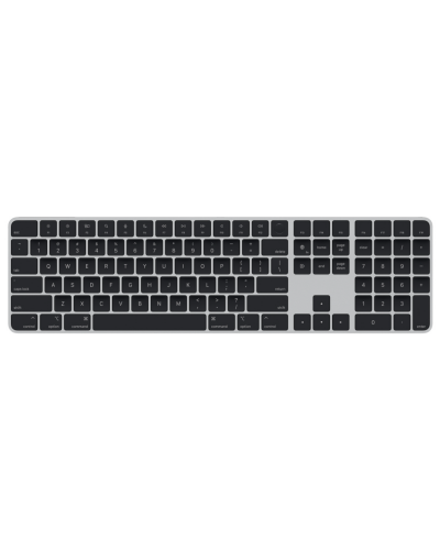 Klawiatura Apple Magic Keyboard z Touch ID i polem numerycznym dla modeli Maca z czipem Apple - angielski (międzynarodowy) - czarne klawisze  - zdjęcie 1
