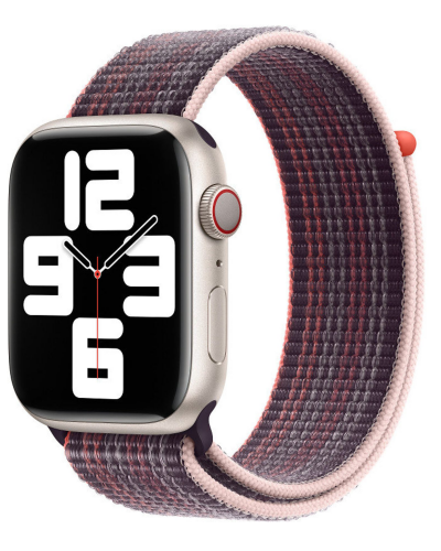 Opaska sportowa Apple 45mm w kolorze jagodowym - zdjęcie 2