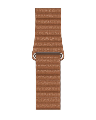 Pasek do Apple Watch 45mm Skórzany Rozmiar M - brązowy - zdjęcie 1