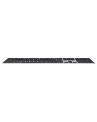 Klawiatura Apple Magic Keyboard z Touch ID i polem numerycznym dla modeli Maca z czipem Apple - angielski (międzynarodowy) - czarne klawisze  - zdjęcie 2
