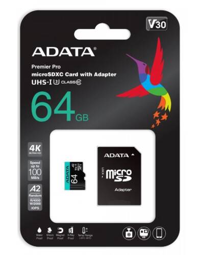 Karta adata premier 64gb tio.pl rzeszów szybka sd - zdjęcie 1