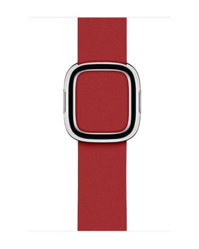 Pasek z klamrą do Apple Watch 38/40/41 mm Apple Modern Buckle (S) - czerwony - zdjęcie 2