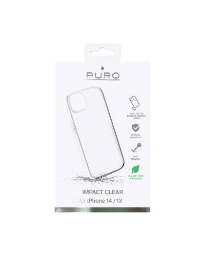 Etui do iPhone 13/14 Puro Impact - przezroczyste  - zdjęcie 3