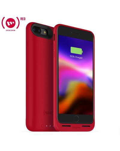 Etui z baterią 2420mAh do iPhone 7/8 plus Mophie Juice Pack Air - czerwone - zdjęcie 1