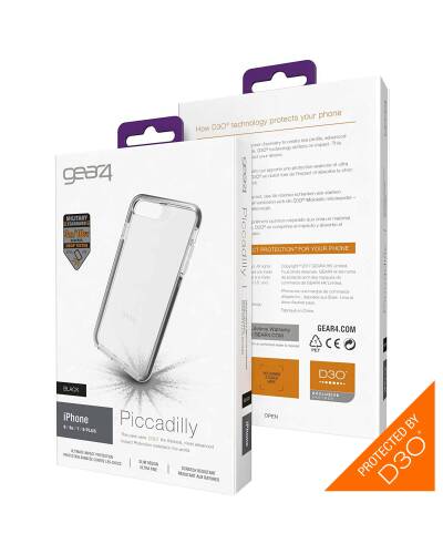 Etui do iPhone 7/8 Plus gear4 D3O Piccadilly - czarne - zdjęcie 2