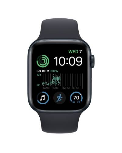 Apple Watch SE 2 + Cellular 40mm aluminium w kolorze północy z paskiem sportowym w kolorze północy - zdjęcie 2