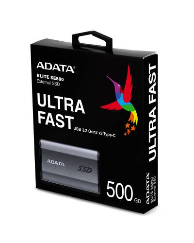 Dysk zewnętrzny SSD ADATA Elite SE880 500GB - zdjęcie 5