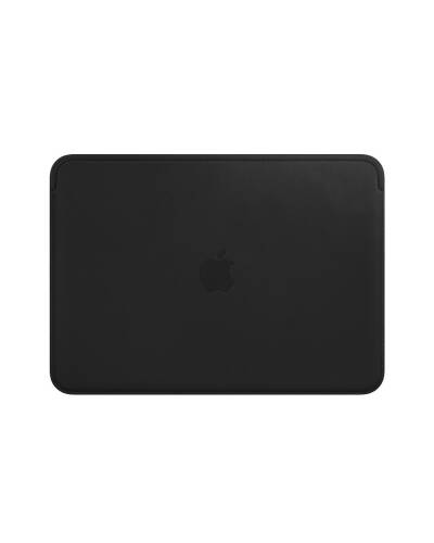 Etui skórzane do MacBook 12 Apple Leather - czarne  - zdjęcie 1