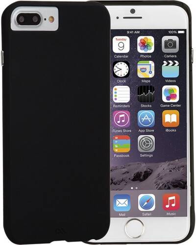 Etui do iPhone 6/6s/7/8/SE 2020 Case-Mate Barely There - czarne  - zdjęcie 1