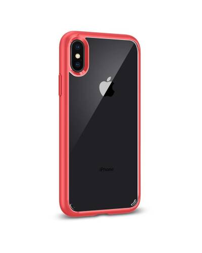 Etui do iPhone X Spigen Ultra Hybrid - czerwone  - zdjęcie 1