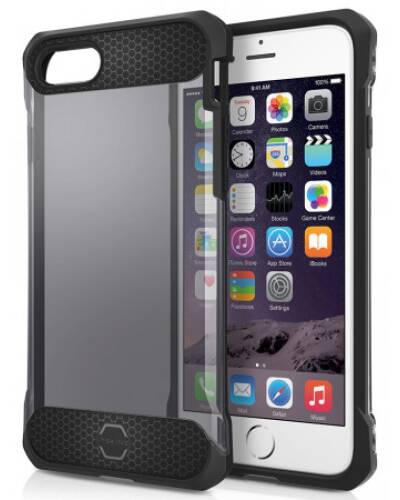 Etui do iPhone 7/8/SE 2020 iTskins Spina - czarne - zdjęcie 1