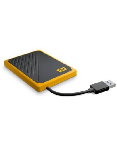 Dysk zewnętrzny - WD My Passport Go SSD 500GB USB Żółty - zdjęcie 3