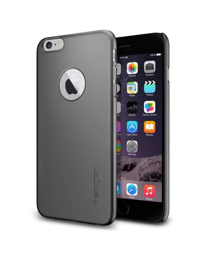 Etui do iPhone 6/6s Plus Spigen Thin Fit A Gunmetal - szary  - zdjęcie 1