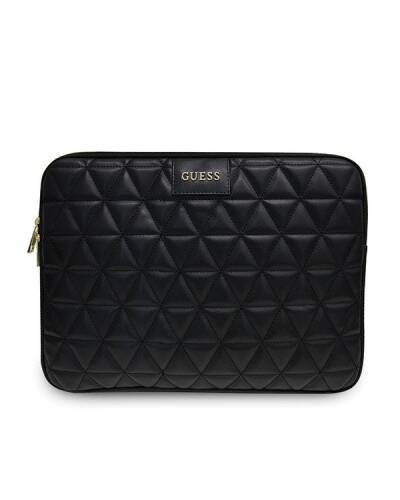 Torba do MacBook 13 GUESS Sleeve - Czarny/black Quilted - zdjęcie 1