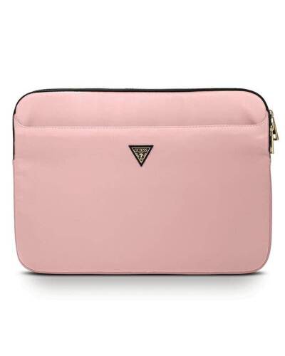 Torba do MacBook 13 GUESS Sleeve - Różowa - zdjęcie 1