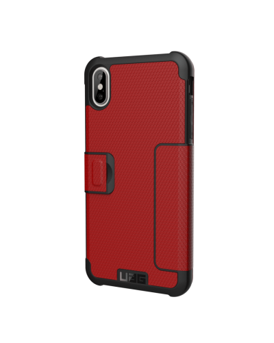 Etui do iPhone Xs Max UAG Metropolis - czerwone - zdjęcie 3