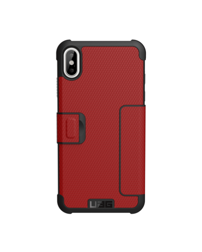 Etui do iPhone Xs Max UAG Metropolis - czerwone - zdjęcie 4