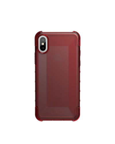 Etui do iPhone X/Xs UAG Plyo - czerwone przeźroczyste - zdjęcie 1
