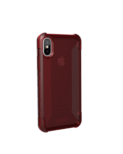 Etui do iPhone X/Xs UAG Plyo - czerwone przeźroczyste - zdjęcie 3