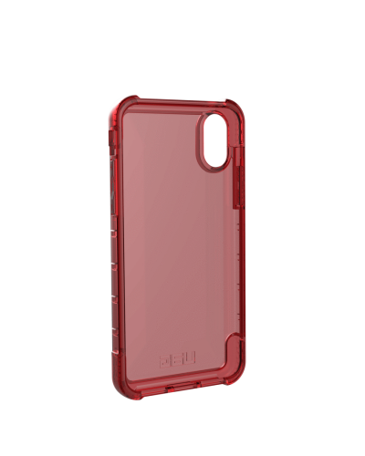 Etui do iPhone X/Xs UAG Plyo - czerwone przeźroczyste - zdjęcie 4
